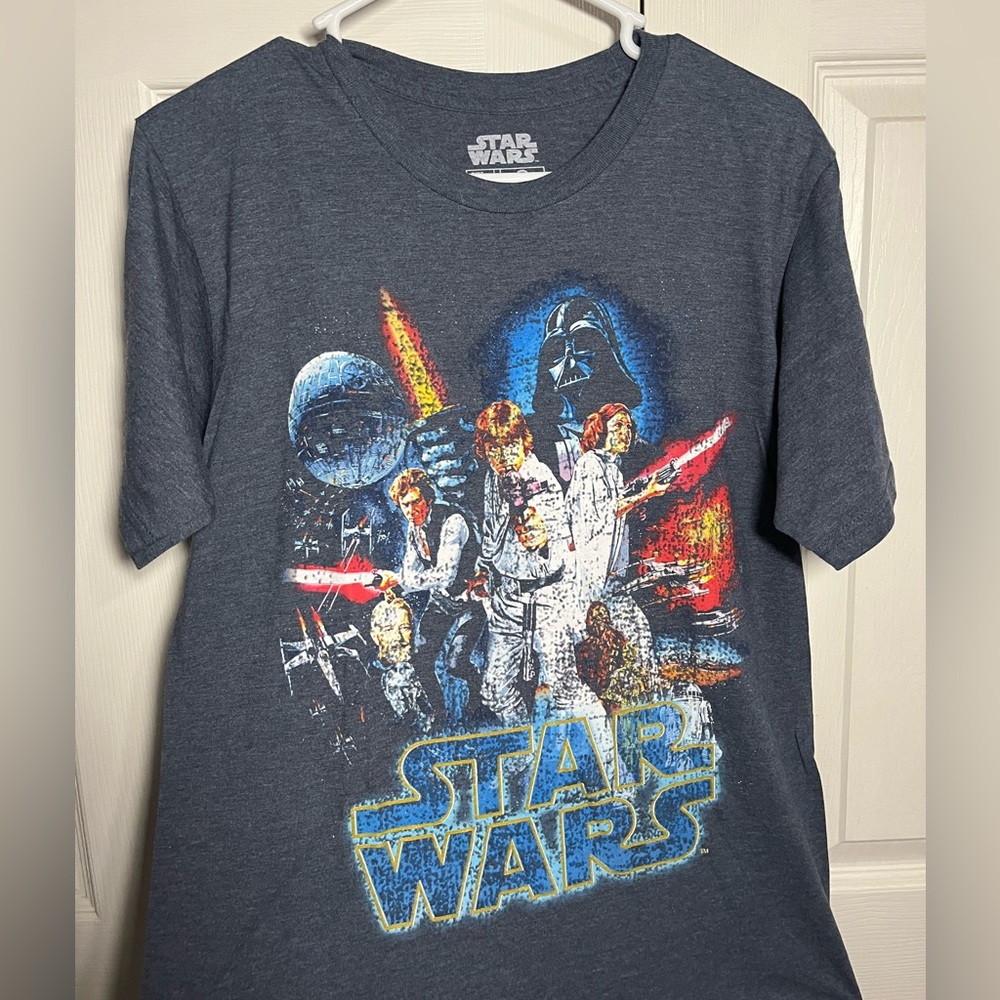 Star Wars Tee - Dark Gray with Vibrant Print